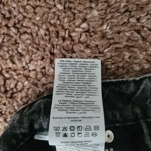 JJXX Black High Waist Skinny Jeans High-Quality Denim | Size 26 X 32 - Picture 12 of 15